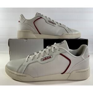 Adidas Roguera Sneaker Raw White with Active Maroon Mens 9.5 Women’s 10.5